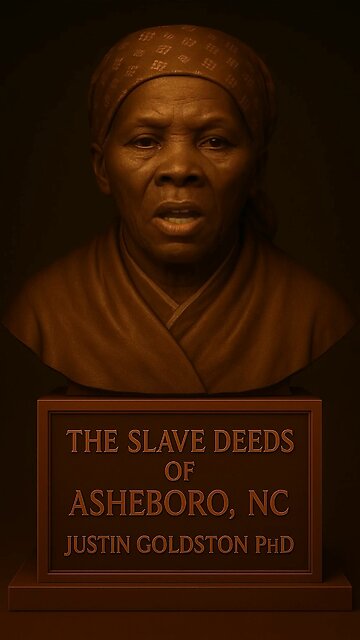 The Slave Deeds of Asheboro, NC Volume I by Justin Goldston PhD