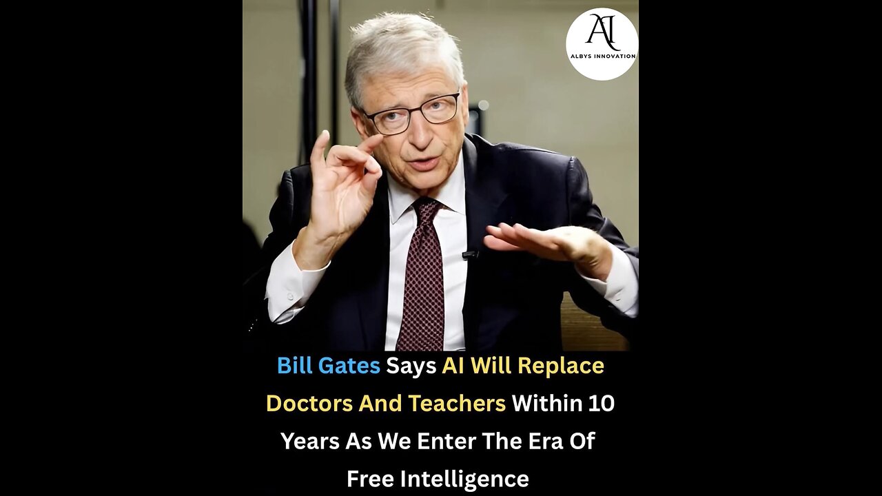 Bill Gates: AI Will Replace Doctors & Teachers by 2035 | The End of Human Jobs?