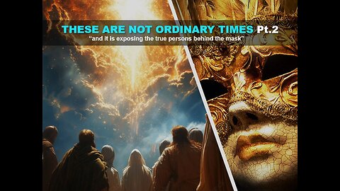11-22-25 THESE ARE NOT ORDINARY TIMES Pt.2 - MV By Evangelist Benton Callwood