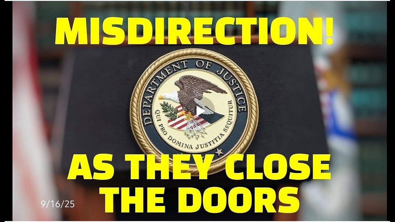 MIKE GILL - MISDIRECTION! AS THEY CLOSE THE DOORS - 9/16/25