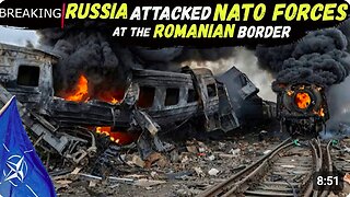 NATO Military Train with FRENCH Mercenaries DENAZIFIED TO FERTILIZERS at the Romanian Border