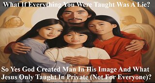 So Yes God Created Man In His Image And What Jesus Only Taught In Private (Not For Everyone)?