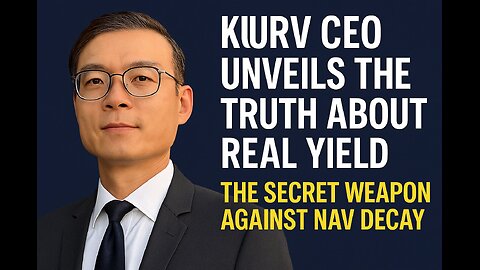 KURV CEO Unveils the Truth About Real Yield — The Secret Weapon Against NAV Decay