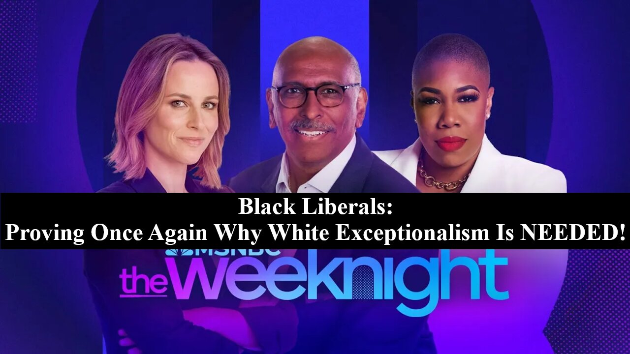 Symone Sanders & Michael Steele Promote New MSNBC Show By Exposing Blacks Lack Of Work Ethic!
