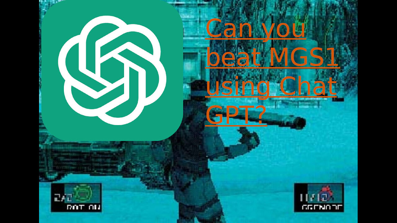 Can You Beat MGS1 Using ChatGPT?