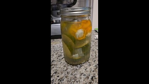 Spicy Habanero Pickles from Scratch! 🌶️ Easy, Crunchy & Bold! #PickleRecipe #SpicyHack #HabaneroDIY