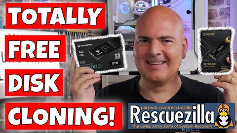 BEST FREE Disk Cloning & Backup Solution For ANY PC Rescuezilla