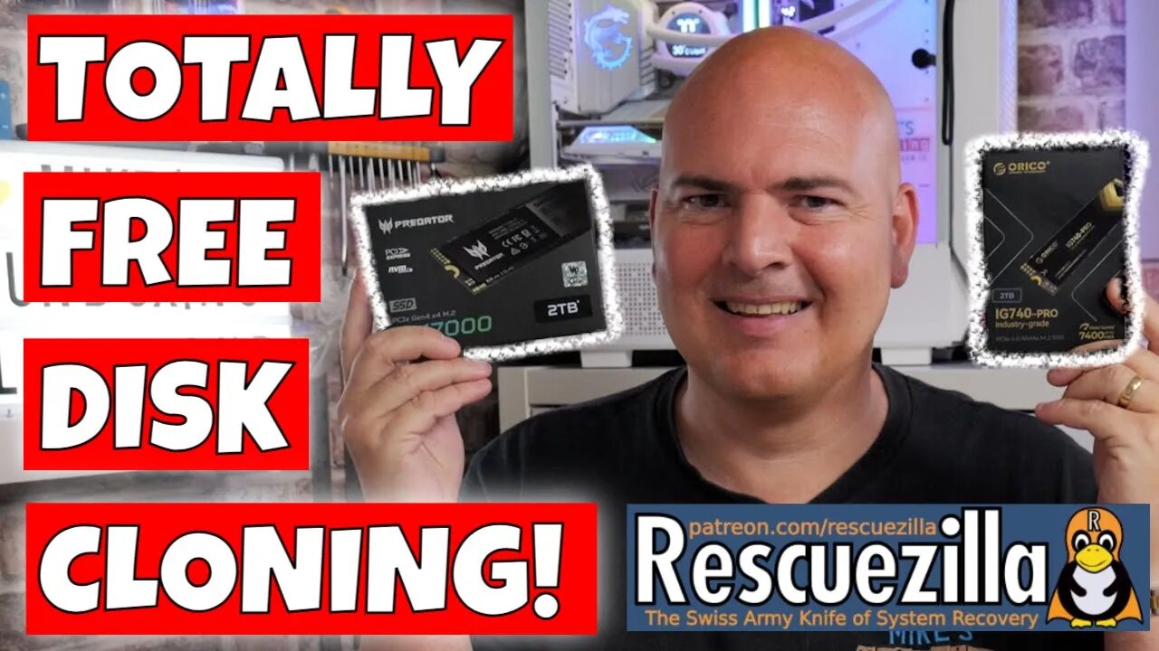 BEST FREE Disk Cloning & Backup Solution For ANY PC Rescuezilla