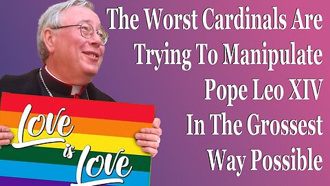 Wicked Cardinals Are Trying To Manipulate Pope Leo XIV In The Grossest Way Possible
