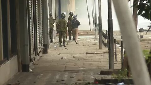 Kenyan protestors charge police as demonstration turn violent