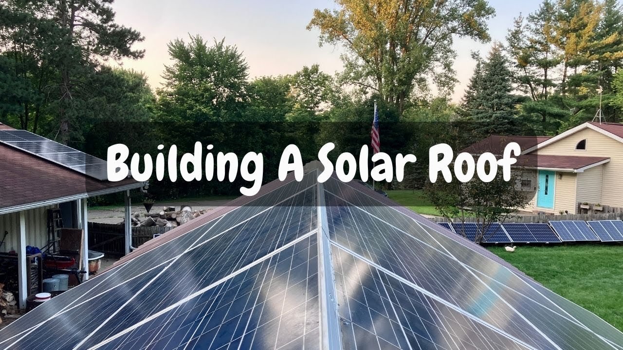 🌞 Building a Solar Roof Over Our Duck Coop with Santan Solar 250W Panels! 🦆☀️