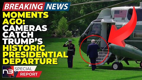 🚨EXCLUSIVE: Trump's Final Walk To Marine One Caught On Camera! What We Captured!