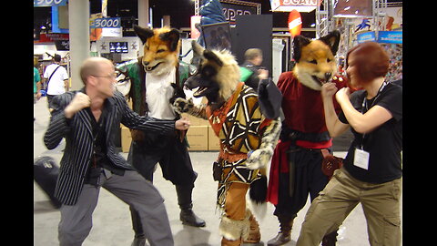 Furry/Furries/Fursonas/Fursuits Fight Brawl With Humans, Guess Who Won?