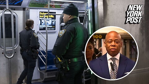 Mayor Adams touts subway crime success with overnight police patrols (