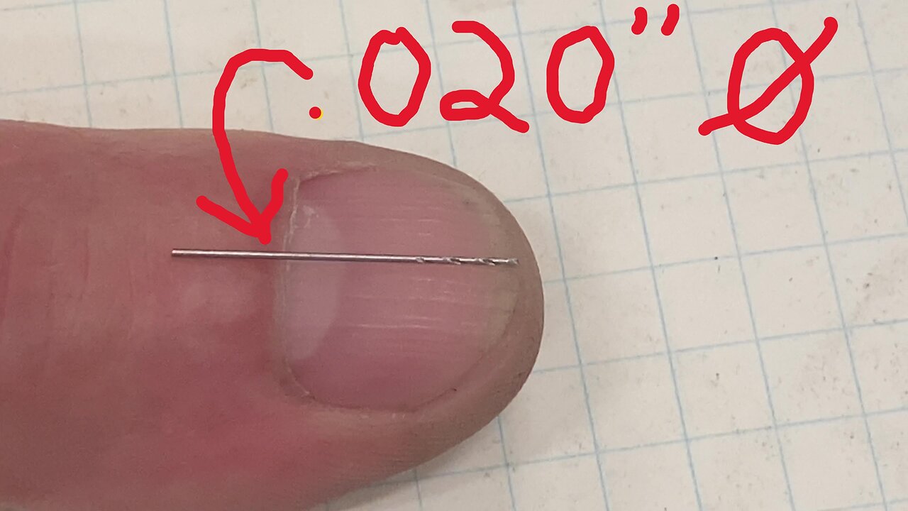 HOW TO SHARPEN AN INSANELY SMALL DRILL BIT