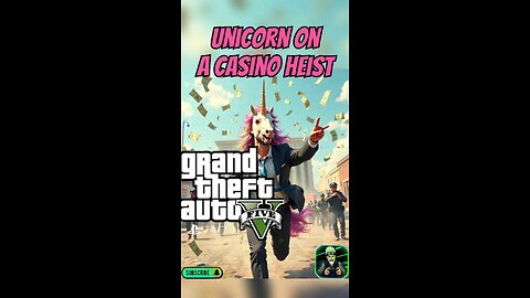 🦄🦄UNICORN On A Casino HEIST🦄🦄 GTAONLINE PS5 🎮🎮🎮 LOL 🤣🤣🤣 #shorts #gaming #viralvideo #gta5