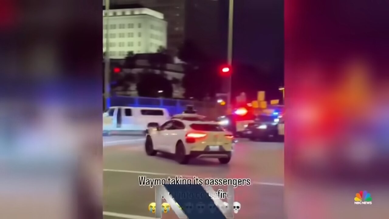 Waymo robotaxi drives into active police scene