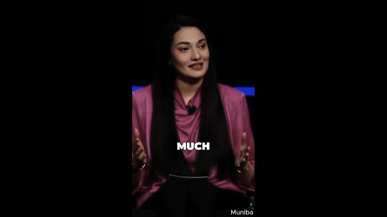 Muniba speech don't trust to much..