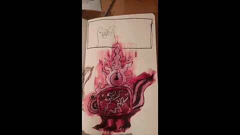 Sketchbook of Skraussie: 1 power animal