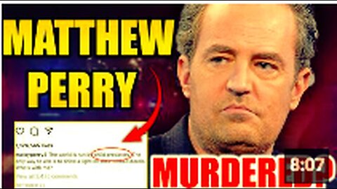 "Matthew Perry's Vow to Uncover Hollywood Pedophile Ring Prior to His Death"