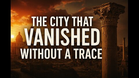 The City That Vanished Without a Trace
