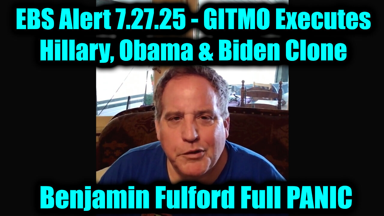 GITMO Executes Hillary, Obama & Biden Clone 7.27.25