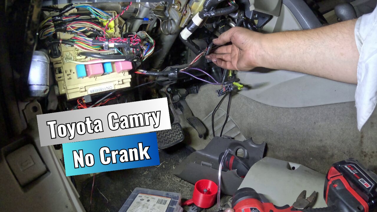2007 Toyota Camry - No Crank (good starter)
