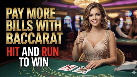Pay MORE bills with Baccarat Hit and Run with Rigel Castle and build the bankroll, download the App