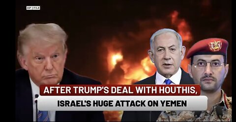 Desperate Israel's Huge Attack On Yemen: Netanyahu Taunts Trump For Surprise Houthi Deal?| Iran|Gaza