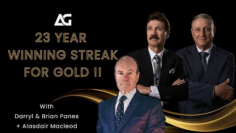 Gold is on a 23 Year Winning Streak!!