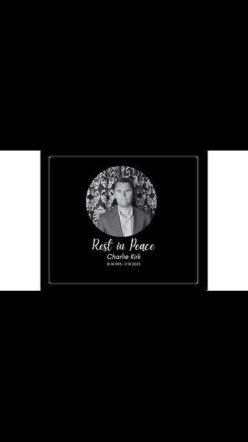 Charlie Kirk was murdered!!