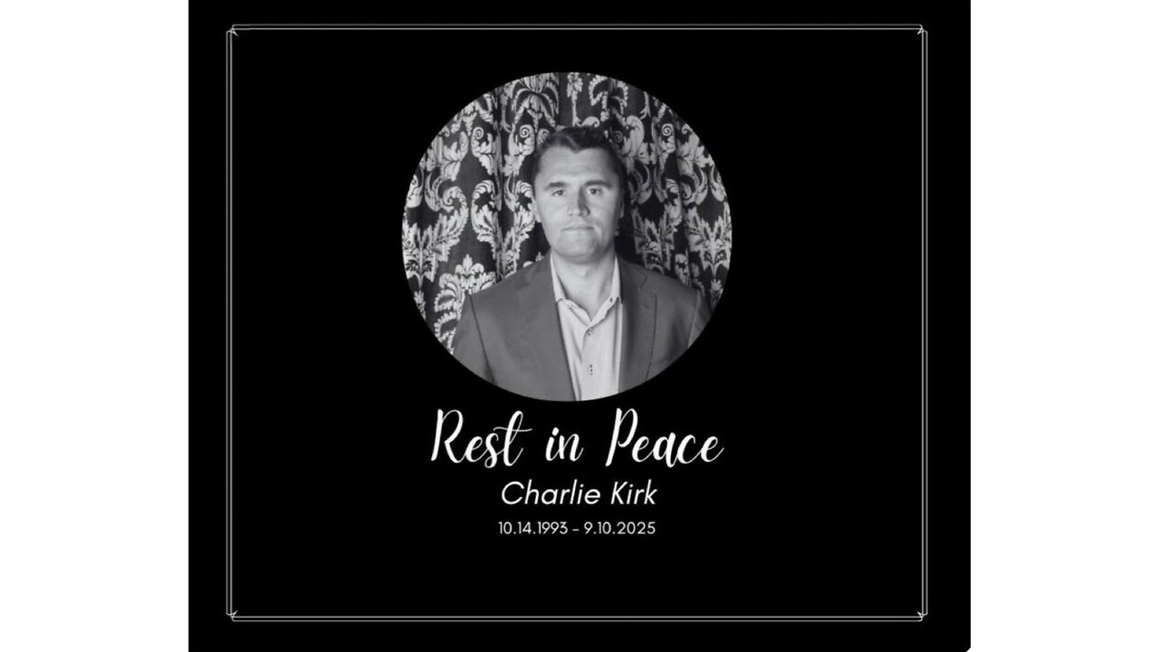 Charlie Kirk was murdered!!