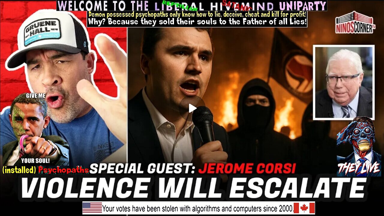 Jerome Corsi " Violence To Escalate.. Charlie Kirk Was The Turning Point For America” (compilation)
