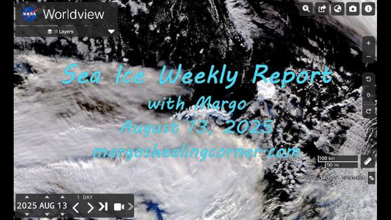 Sea Ice Weekly Report with Margo (Aug. 13, 2025)