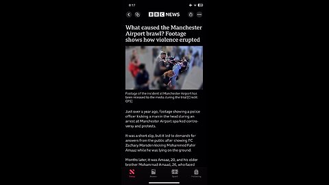 BBC news Manchester police attacked article