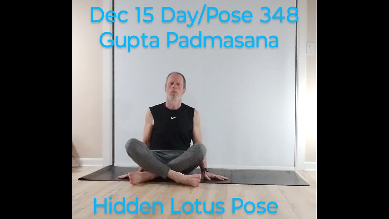 Gupta Padmasana / Hidden Lotus Pose