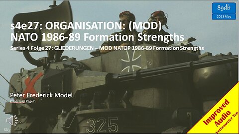 s4e27: ORGANISATION: (MOD) NATO 1986-89 Formation Strengths