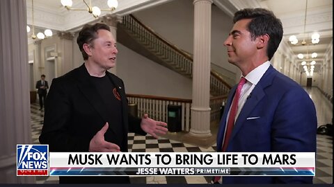 Elon Musk discusses his vision for a self-sustaining civilization on Mars