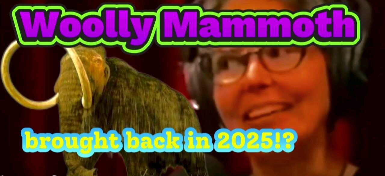 Reintroduced woolly mammoths 2025...