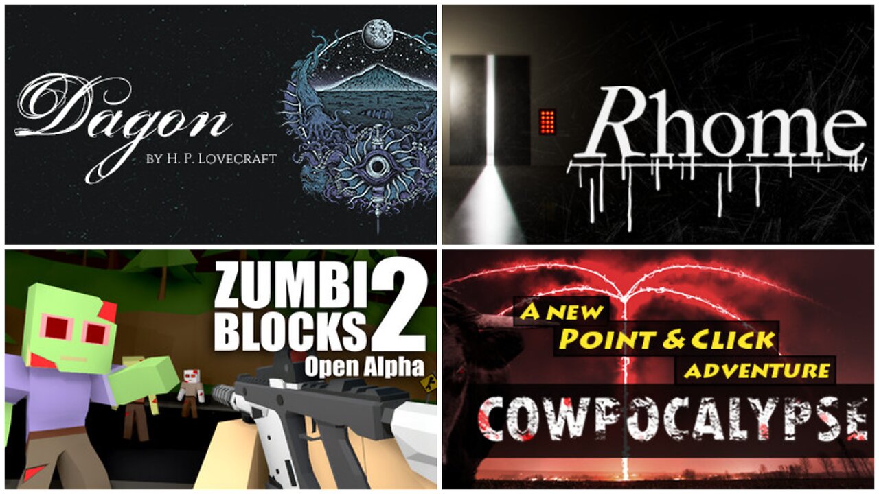 Zumbi Blocks 2, Rhome, Dagon and more..