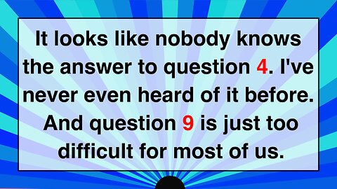 Play QuizTest Your Knowledge with This Quiz