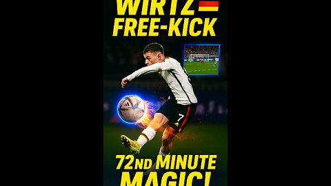 Wirtz's INSANE Free-Kick Rocket 🚀 | Germany vs Ireland – FIFA 2025 Qualifiers