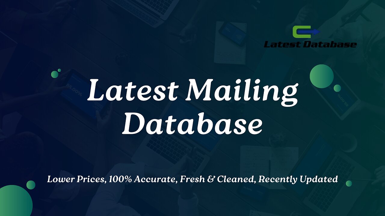 Latest Mailing Database 2025 | Verified Email, Phone & WhatsApp Number Lists for Marketing