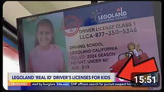 THIS IS HOW SICK YOUR GOVERNMENT IS! LEGOLAND NOW GROOMING CHILDREN INTO "REAL ID FOR KIDS" PROGRAM!
