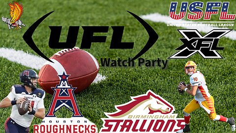 Houston Roughnecks vs Birmingham Stallions UFL Week 7 LIVE Watch Party and Play by Play