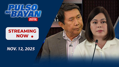 LIVE: Pulso ng Bayan kasama si Admar Vilando at Jade Calabroso | November 12, 2025