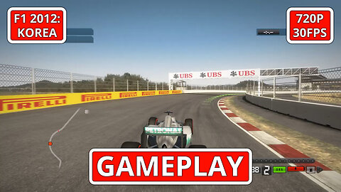 F1 2012: Korea: Gameplay - (PC HD) [720p30FPS]