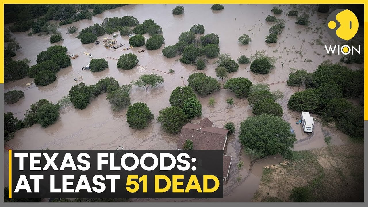 Texas Floods: 51 Dead As Frantic Search For Missing People Continue | WION