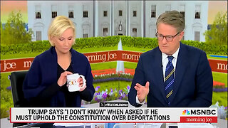 Joe Scarborough Struggles To Explain Why He's Mad At Trump Deporting Illegal Aliens Like Biden…Obama