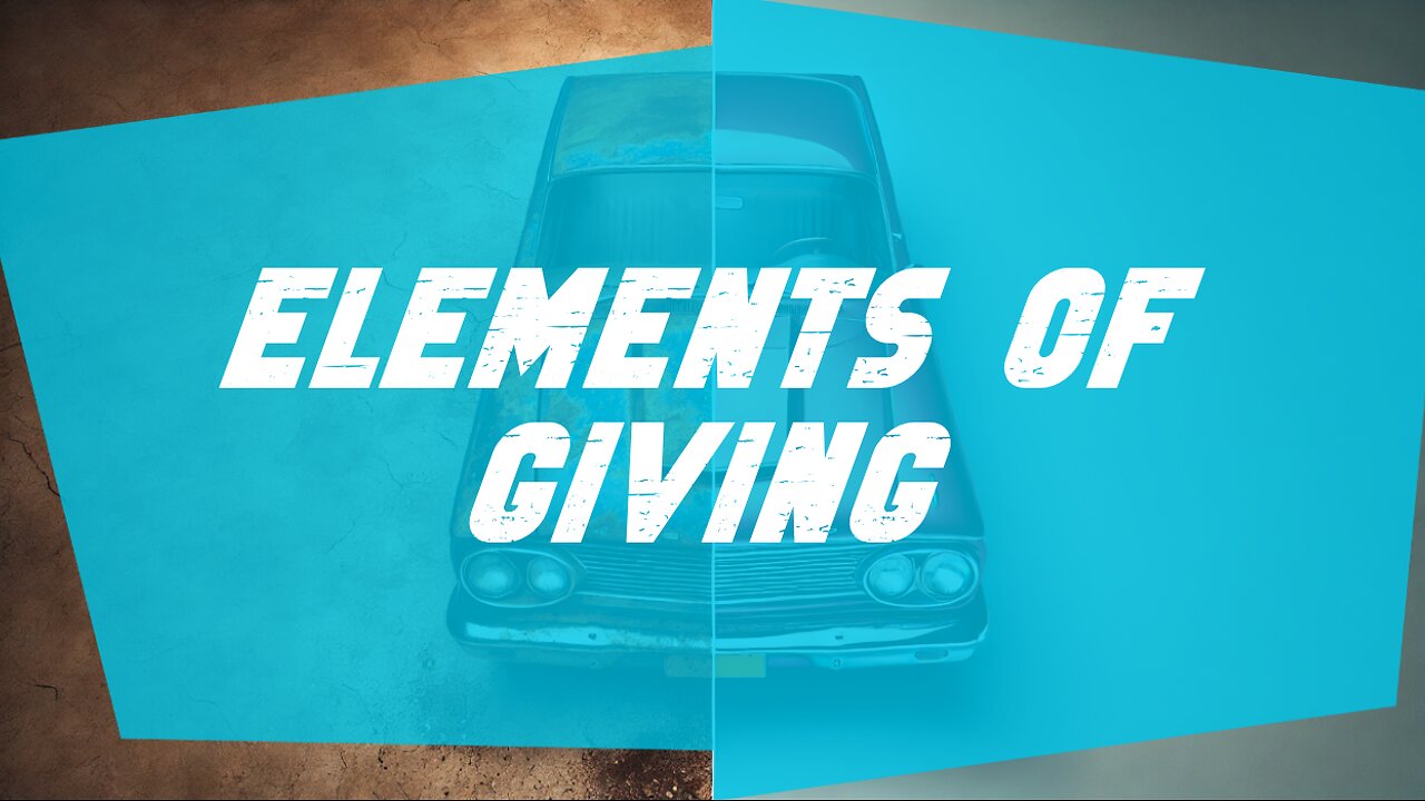 07-13-25 - Elements Of Giving - Andrew Stensaas